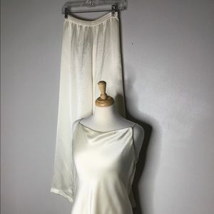 Vtg Natori Neiman Marcus Wide Leg Lounge Set Sm